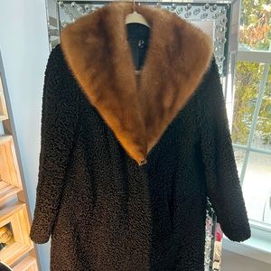 Real vintage mink and Persian fur coat